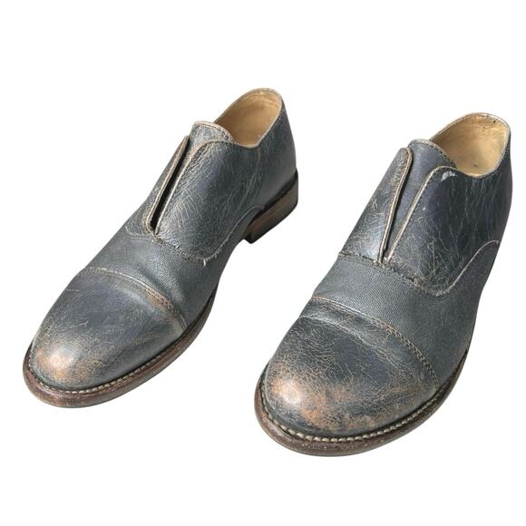 Bed Stu Women’s Eden Grey Distressed Slip On Loafer Size US 9 - Picture 6 of 11